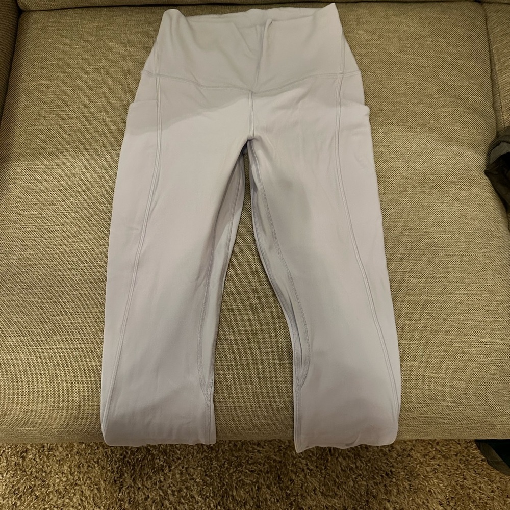 lululemon Align Pant with Pockets 28" Light Blue/Gray Leggings